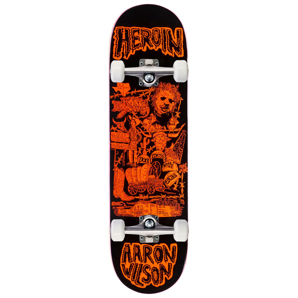 Heroin Aaron Wilson Allegory Of Fear Skateboard Complete - 8.75