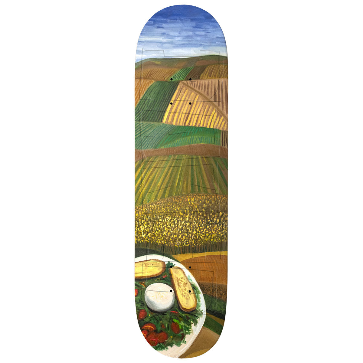 Baker Jacopo Carozzi Il Pranzo Skateboard Deck - 8.38