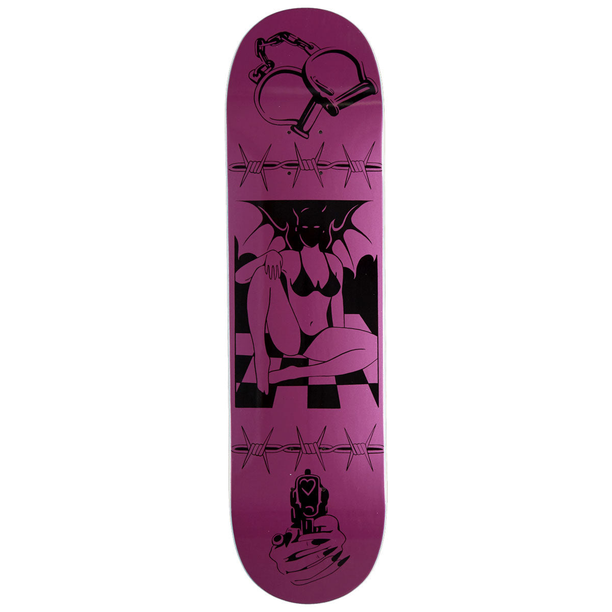 Zero Skateboards Flash Burman Skateboard Deck - 8.25