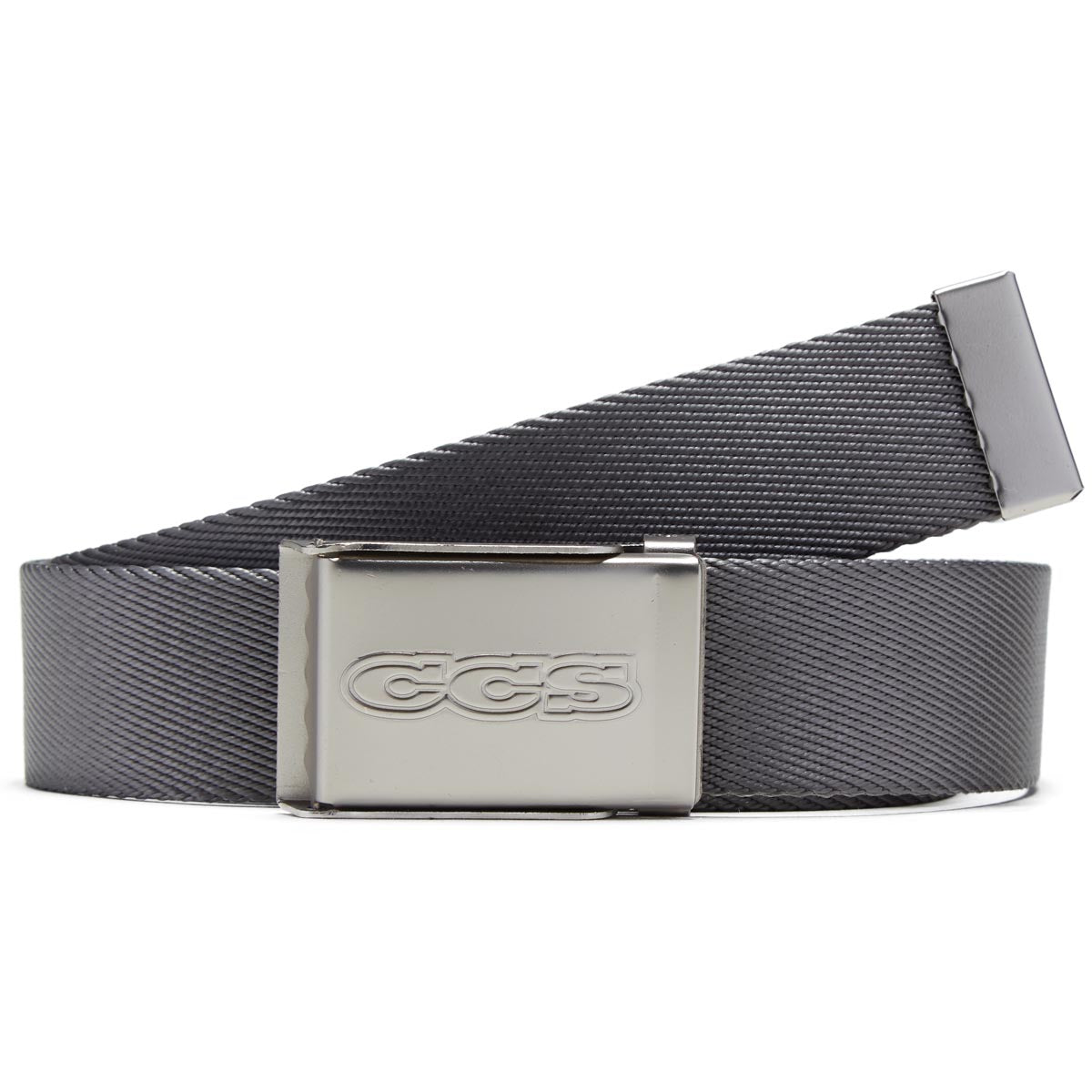 CCS Silver 96 Logo Web Belt - Grey image 1