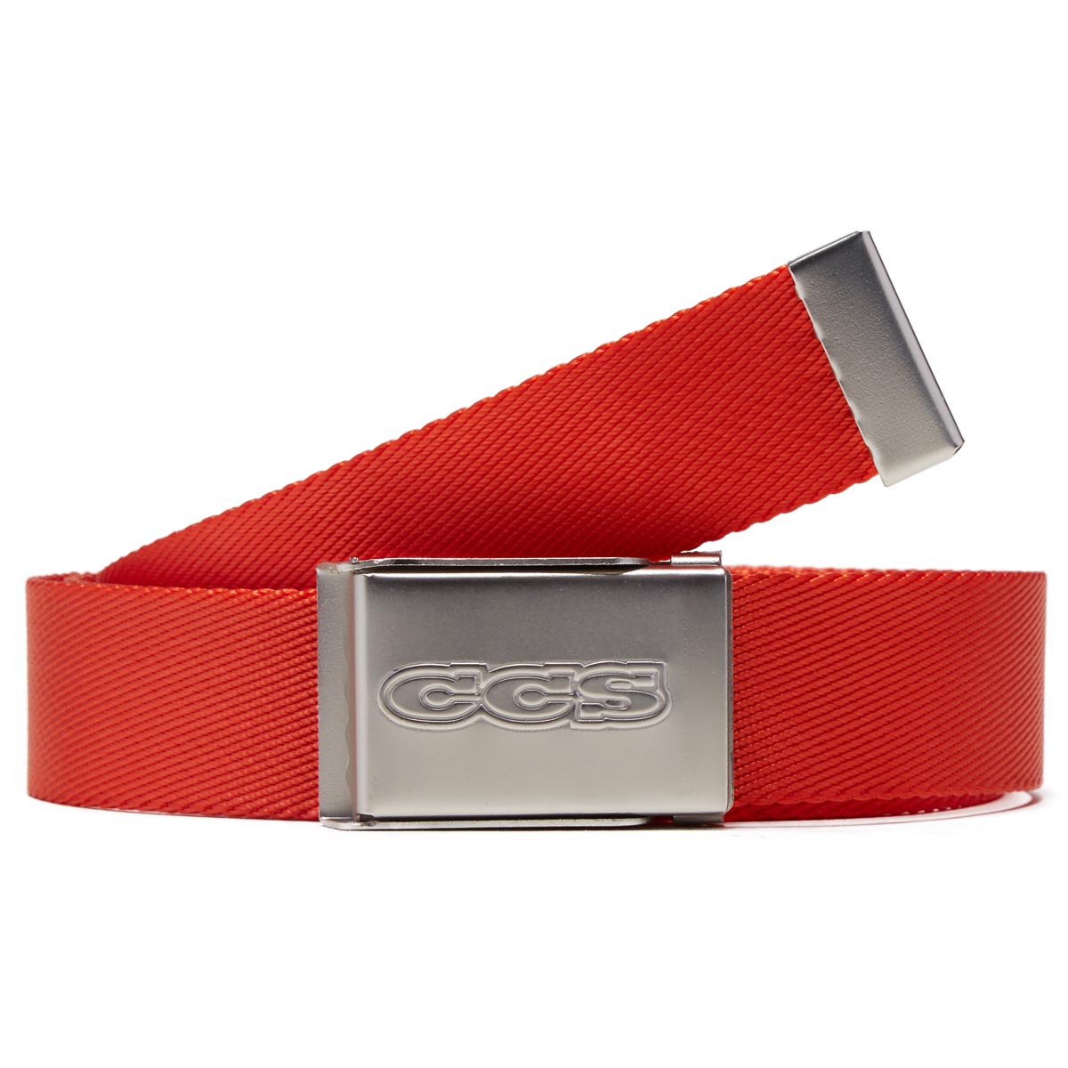 CCS Silver 96 Logo Web Belt - Orange image 1