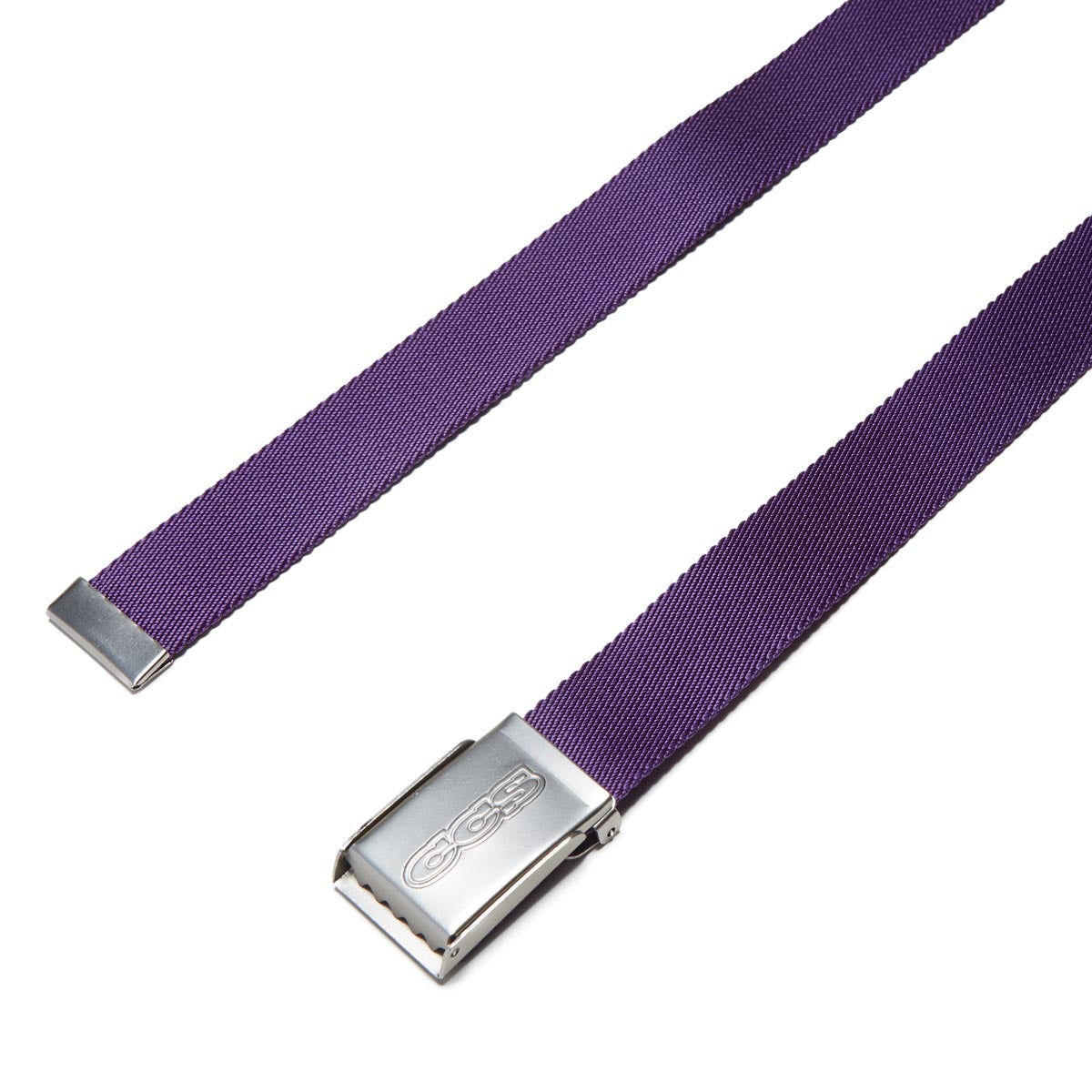 CCS Silver 96 Logo Web Belt - Purple image 2