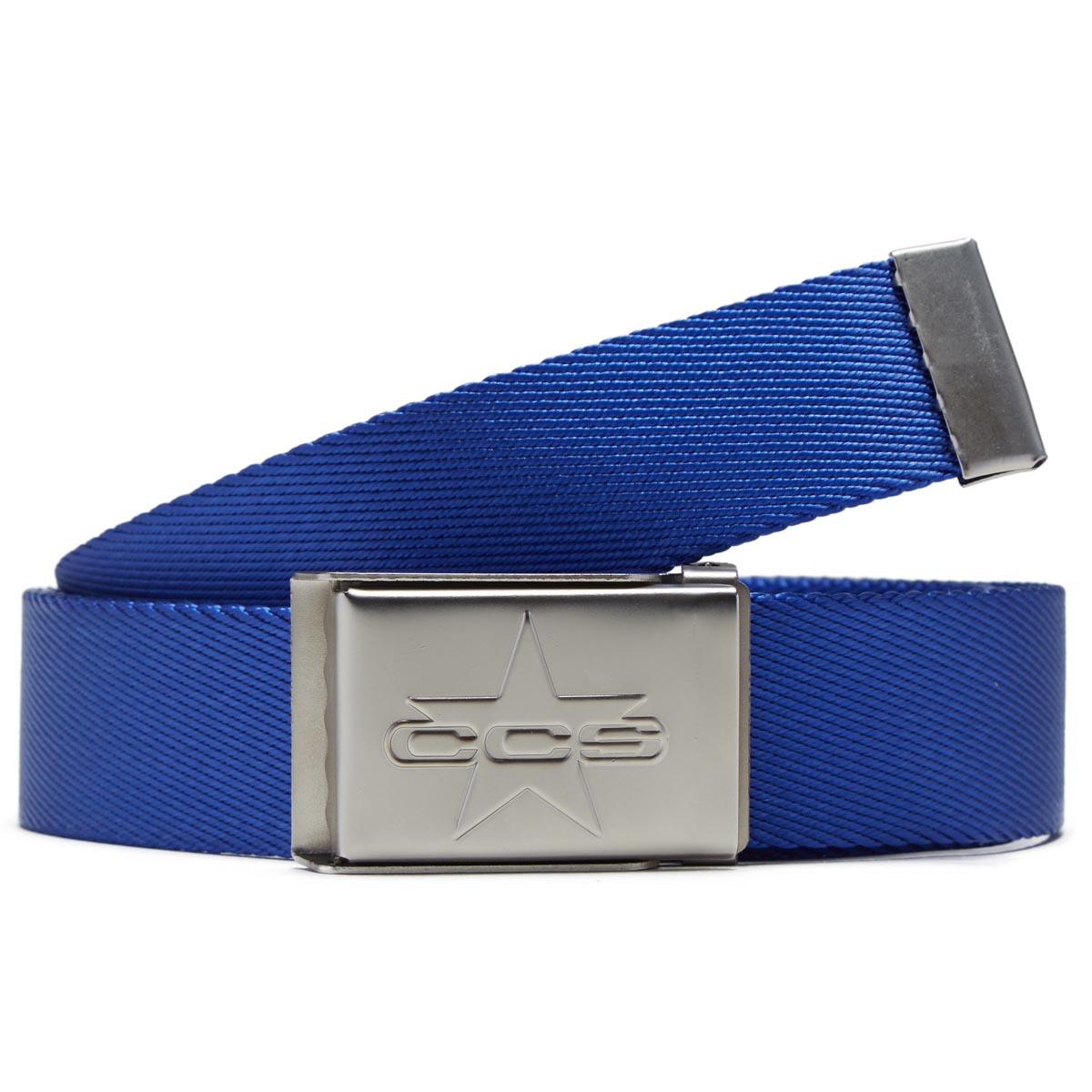 CCS Silver 97 Star Web Belt - Royal Blue image 1