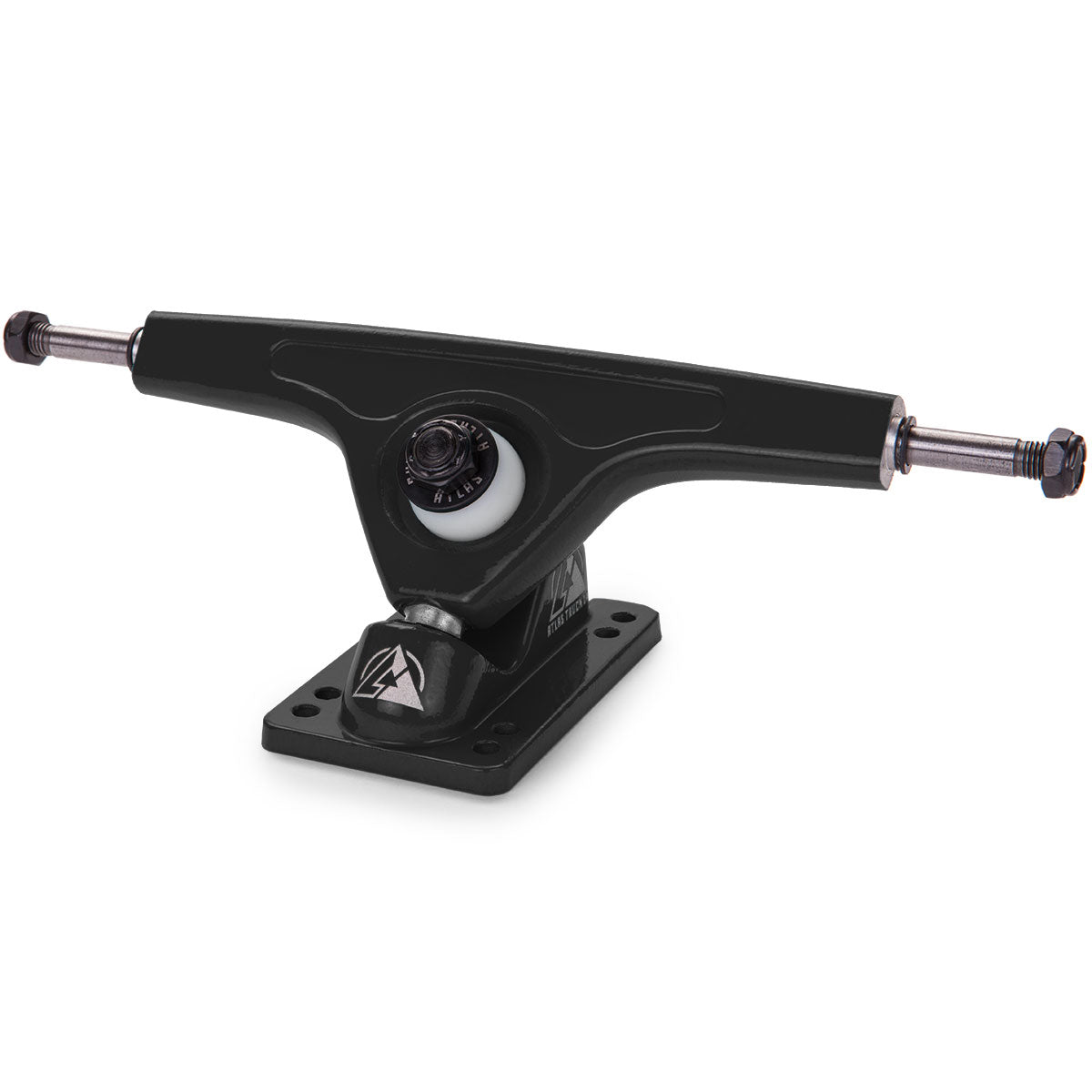 Atlas 180mm 8mm 48 Degree Ultralight Longboard Trucks - Black image 1