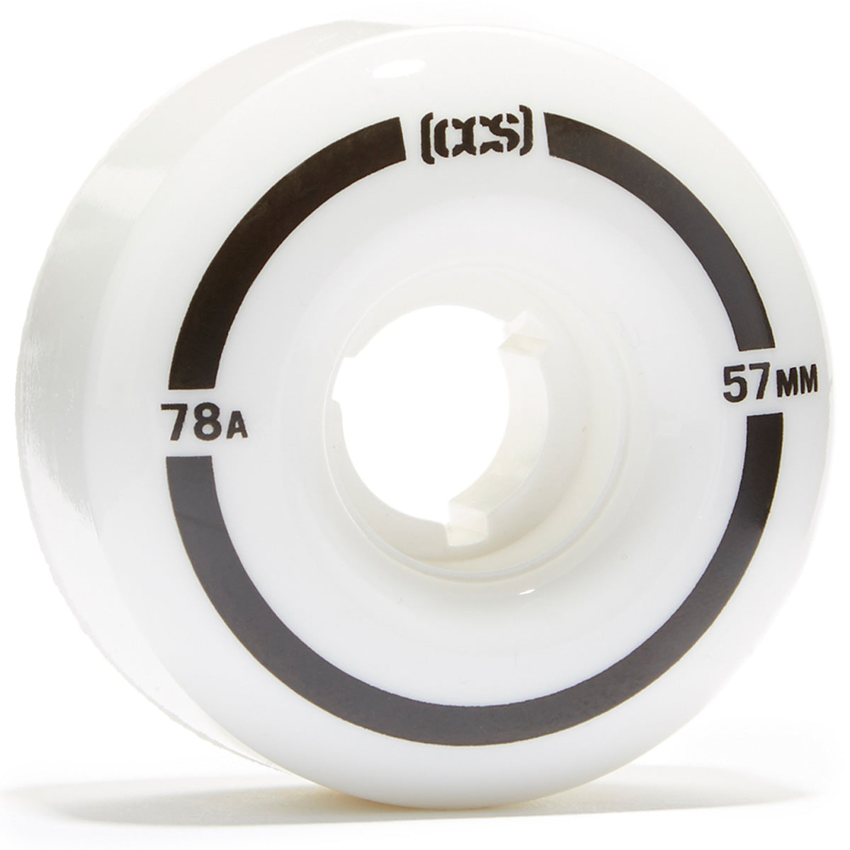 CCS Cruiser Skateboard Wheels - 57mm 78a - White image 1