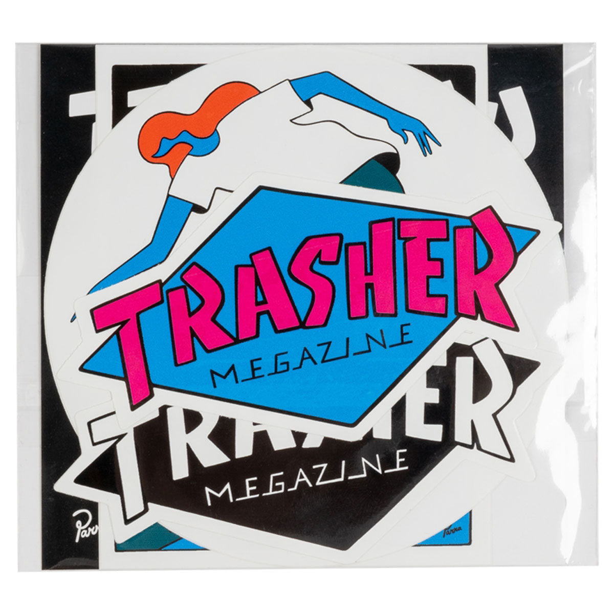 Thrasher Trasher 4 Pack of Stickers image 2