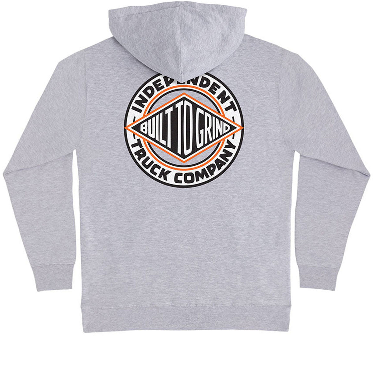 Independent BTG Summit Hoodie - Grey Heather/Orange image 2