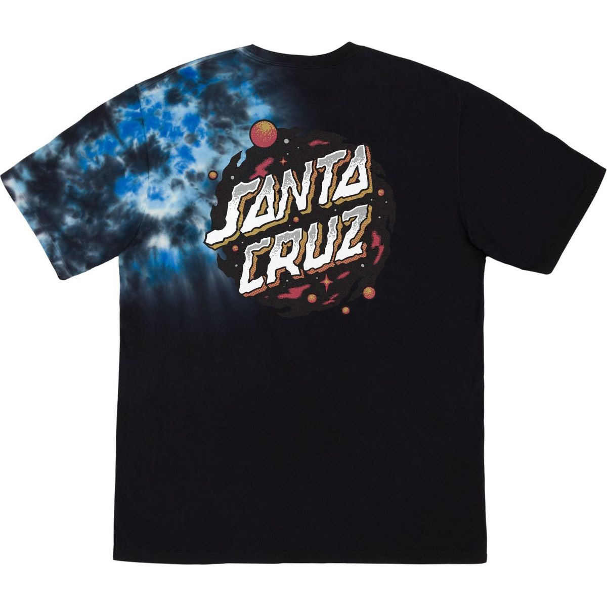 Santa Cruz Wooten Ominous Dot T-Shirt - Black/Blue Burst image 2