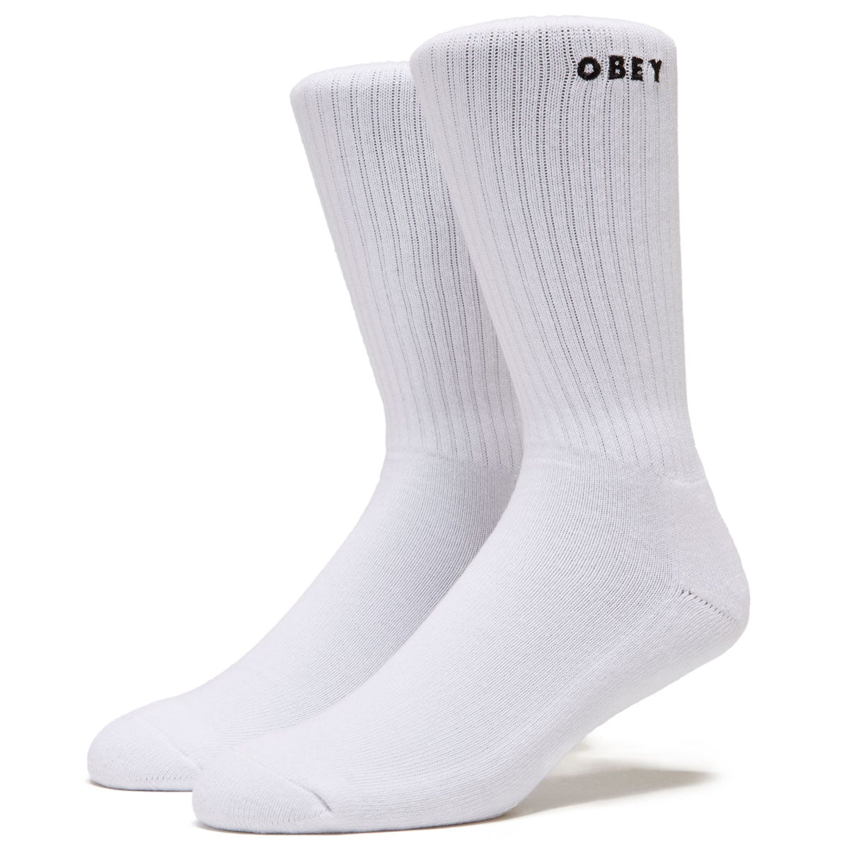 Obey Bold Socks - White image 1