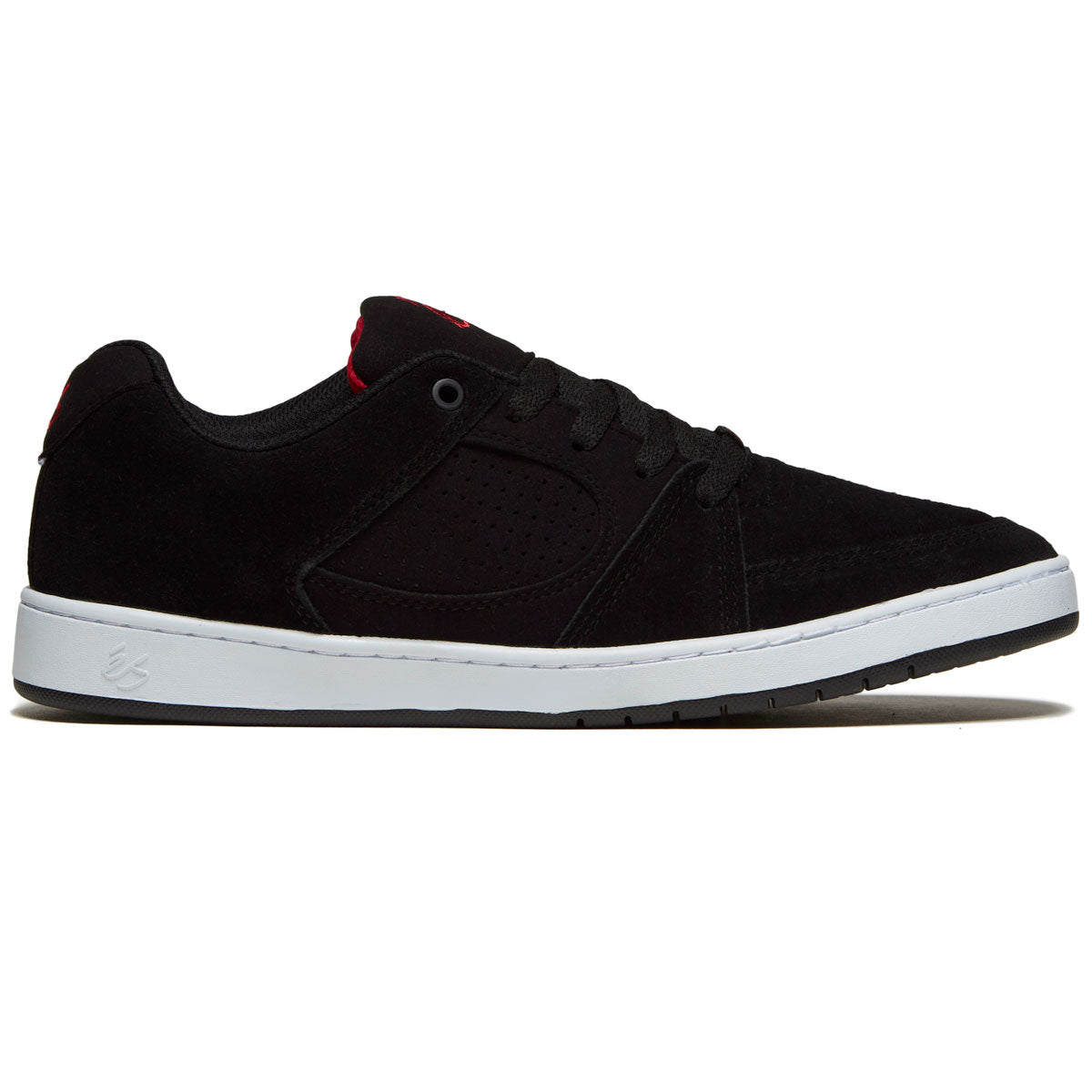 eS Accel Slim Shoes - Black/Black/Red image 1