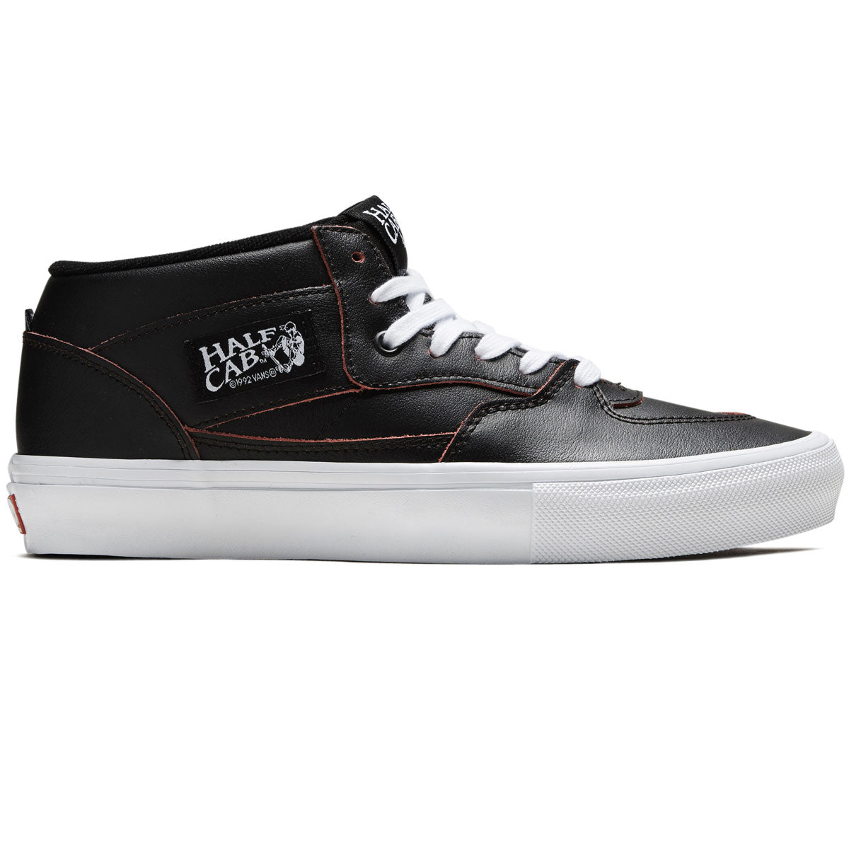 Vans Skate Half Cab Shoes - Black/Orange image 1