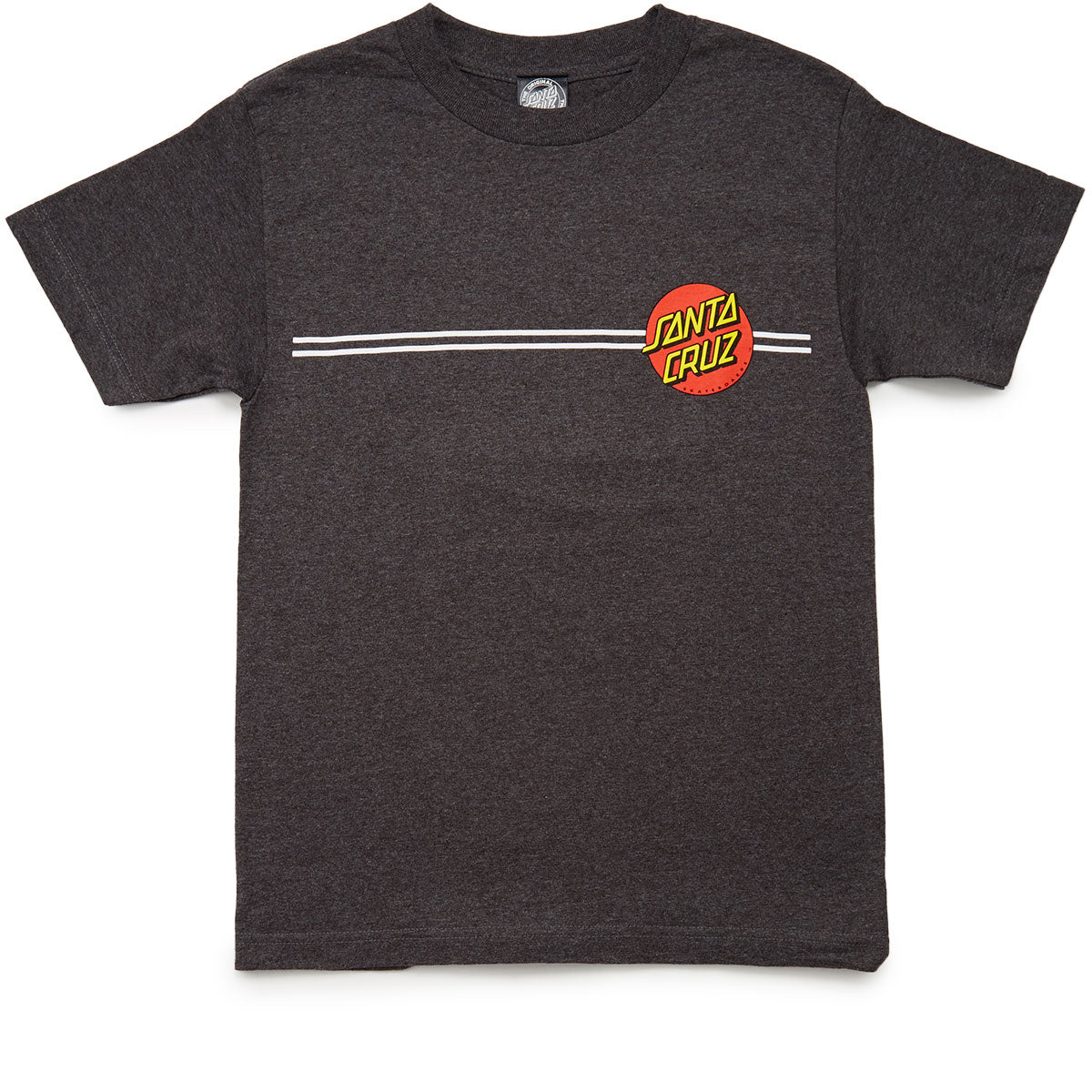 Santa Cruz Classic Dot T-Shirt - Charcoal Heather image 1