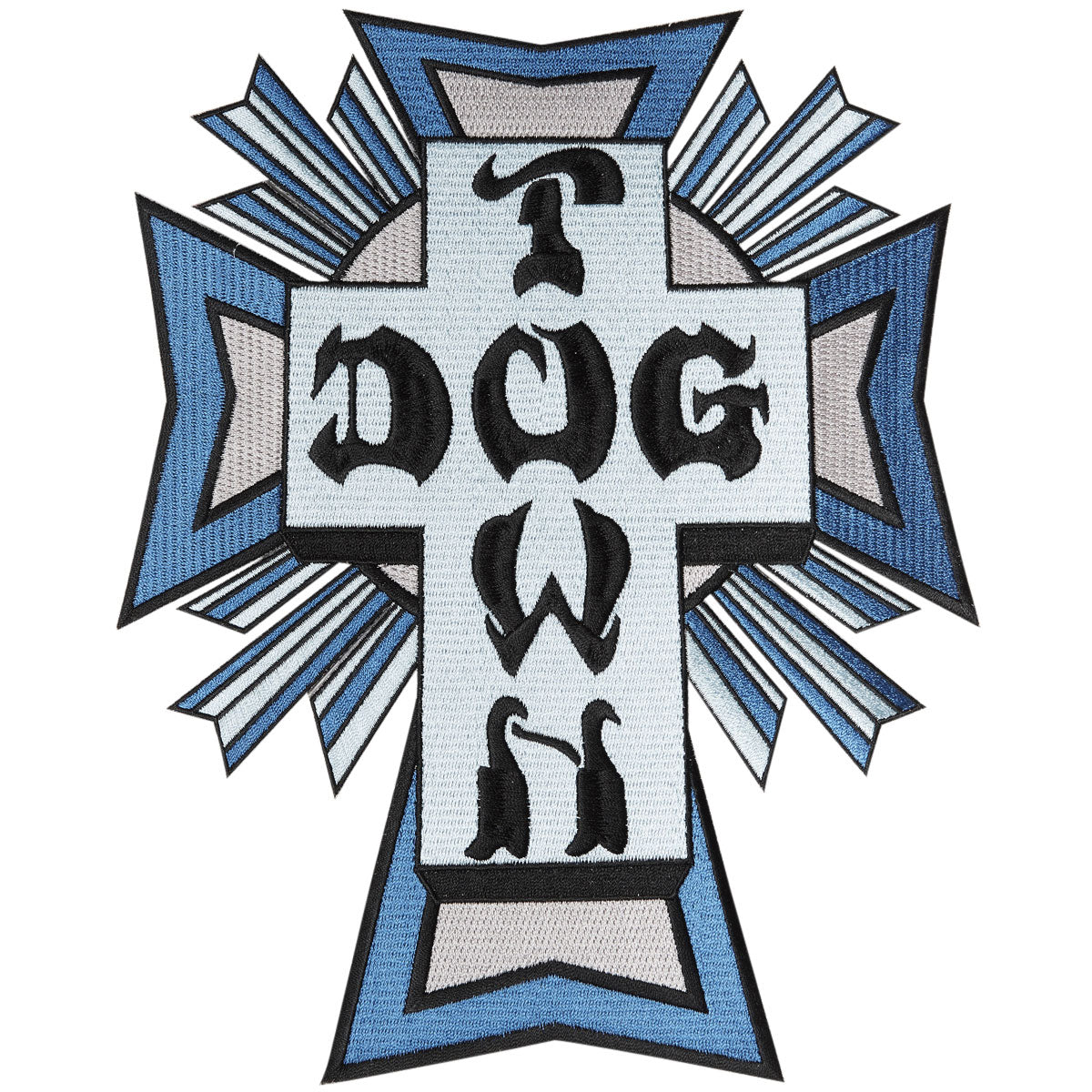 Dogtown Cross Logo Color Patch - Blue - 10.00