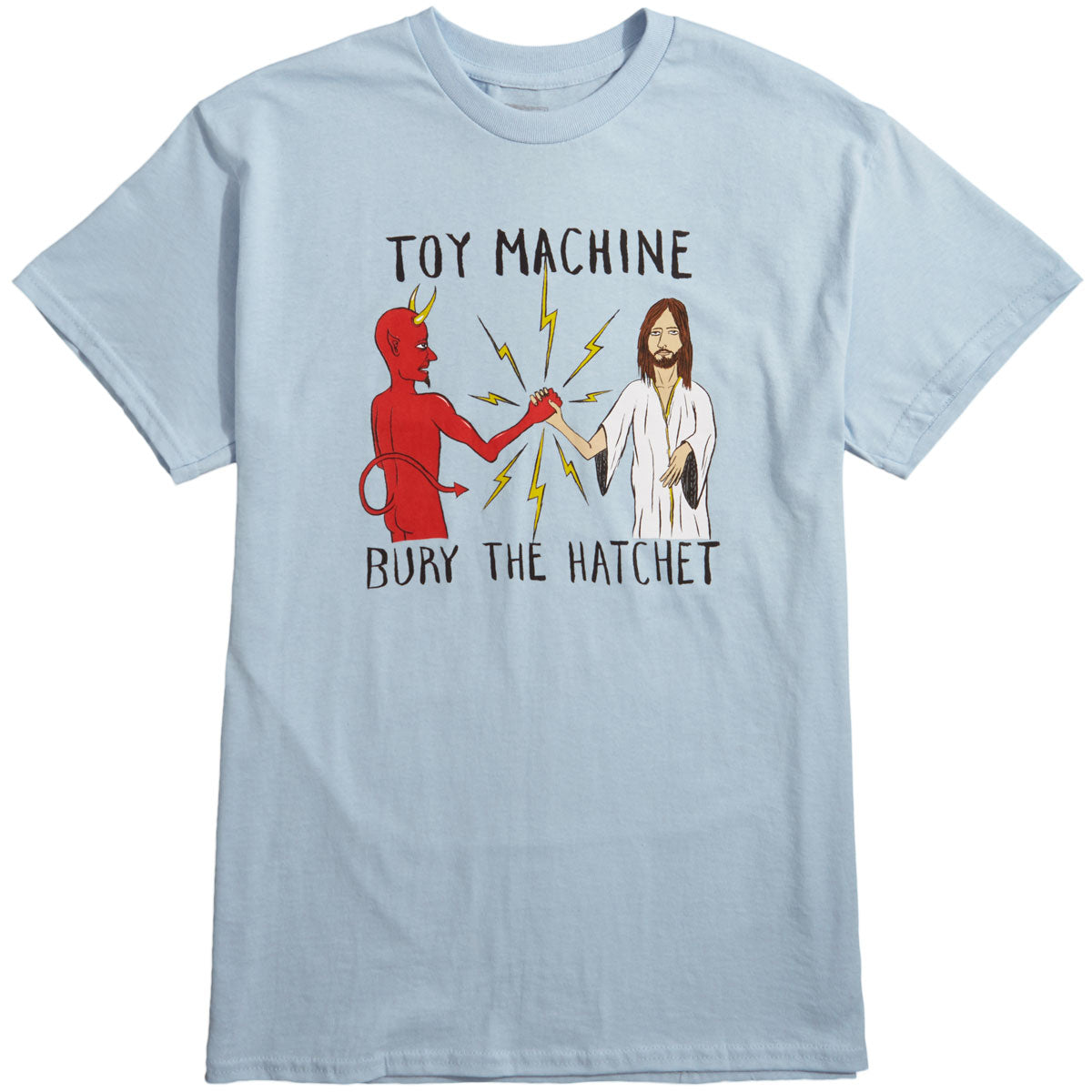 Toy Machine Bury The Hatchet T-Shirt - Light Blue image 1