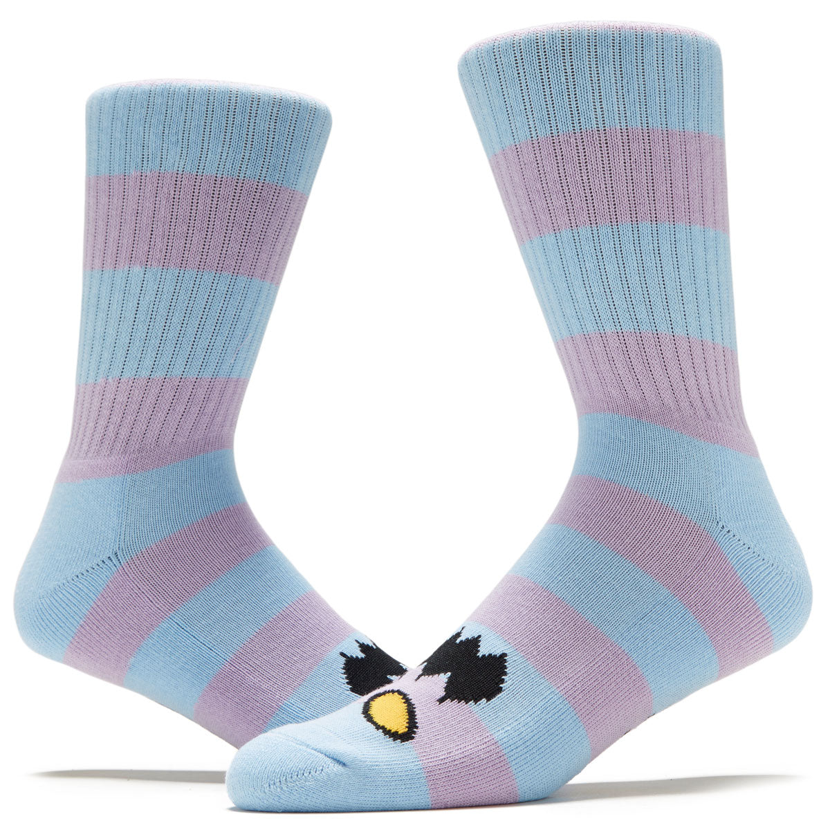 Toy Machine Monster Big Stripe Socks - Blue/Lavender image 2