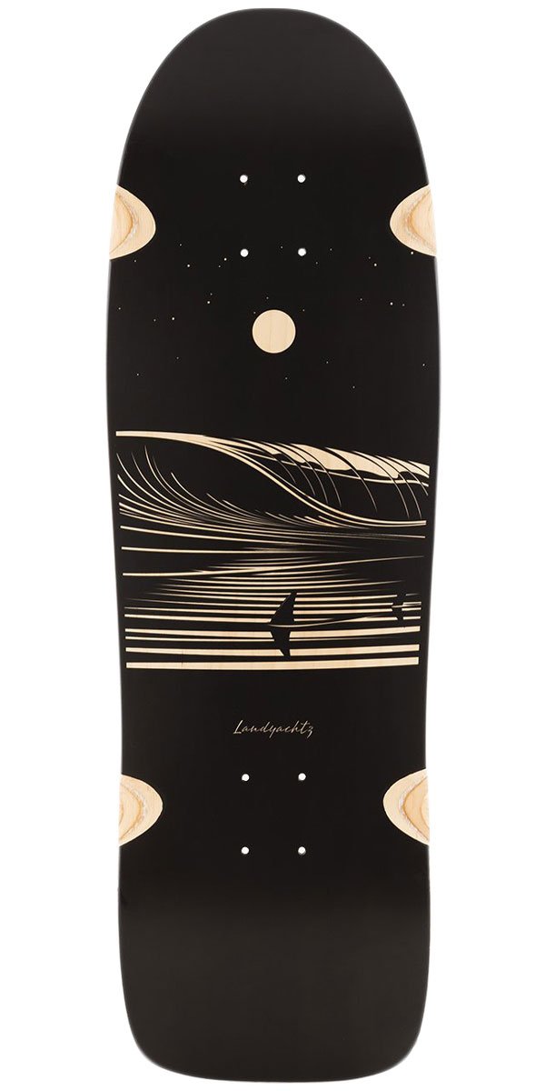 Landyachtz ATVX Ditch Life Dark Wave Longboard Cruiser Deck image 1