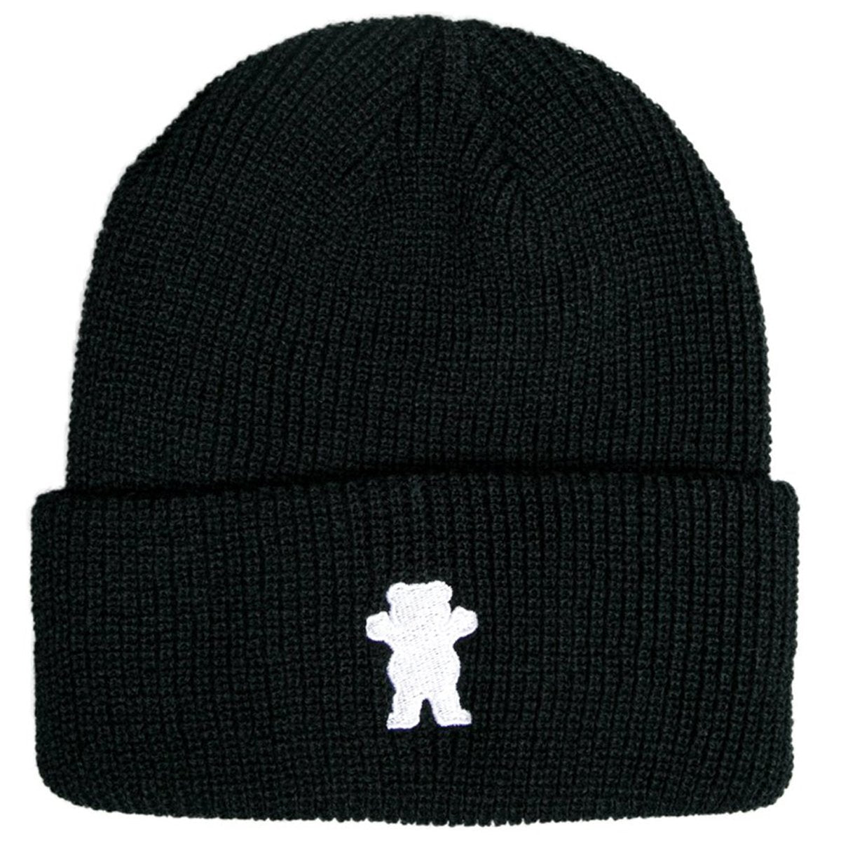 Grizzly OG Bear Embroidered Beanie - Black image 1