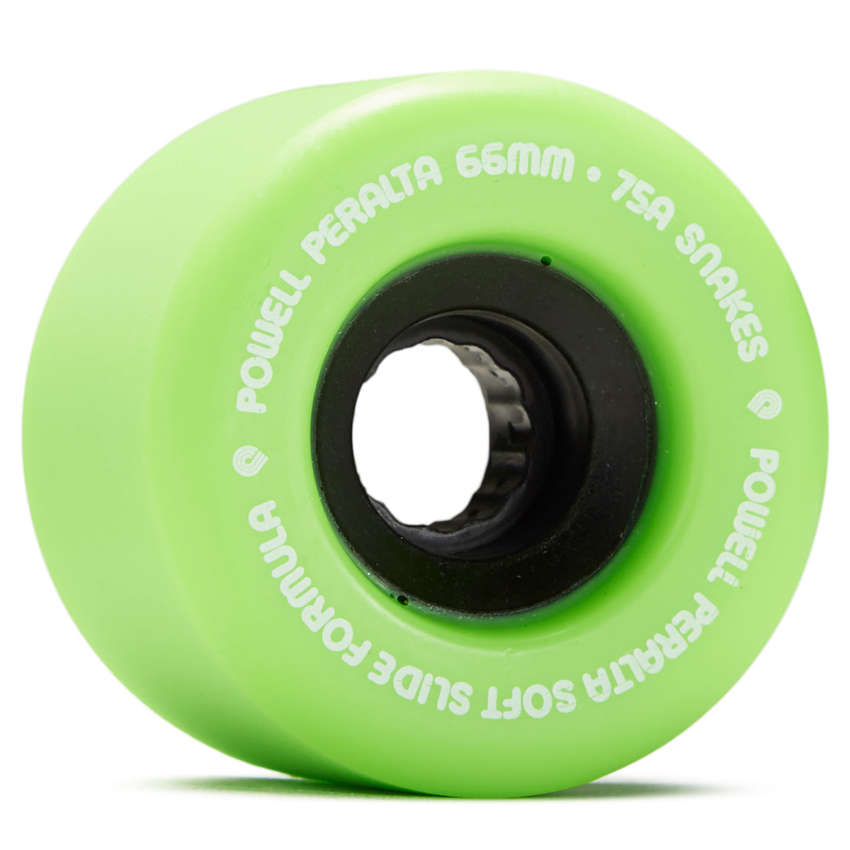 Powell Peralta Snakes 75A Longboard Wheels - Green - 66mm image 1