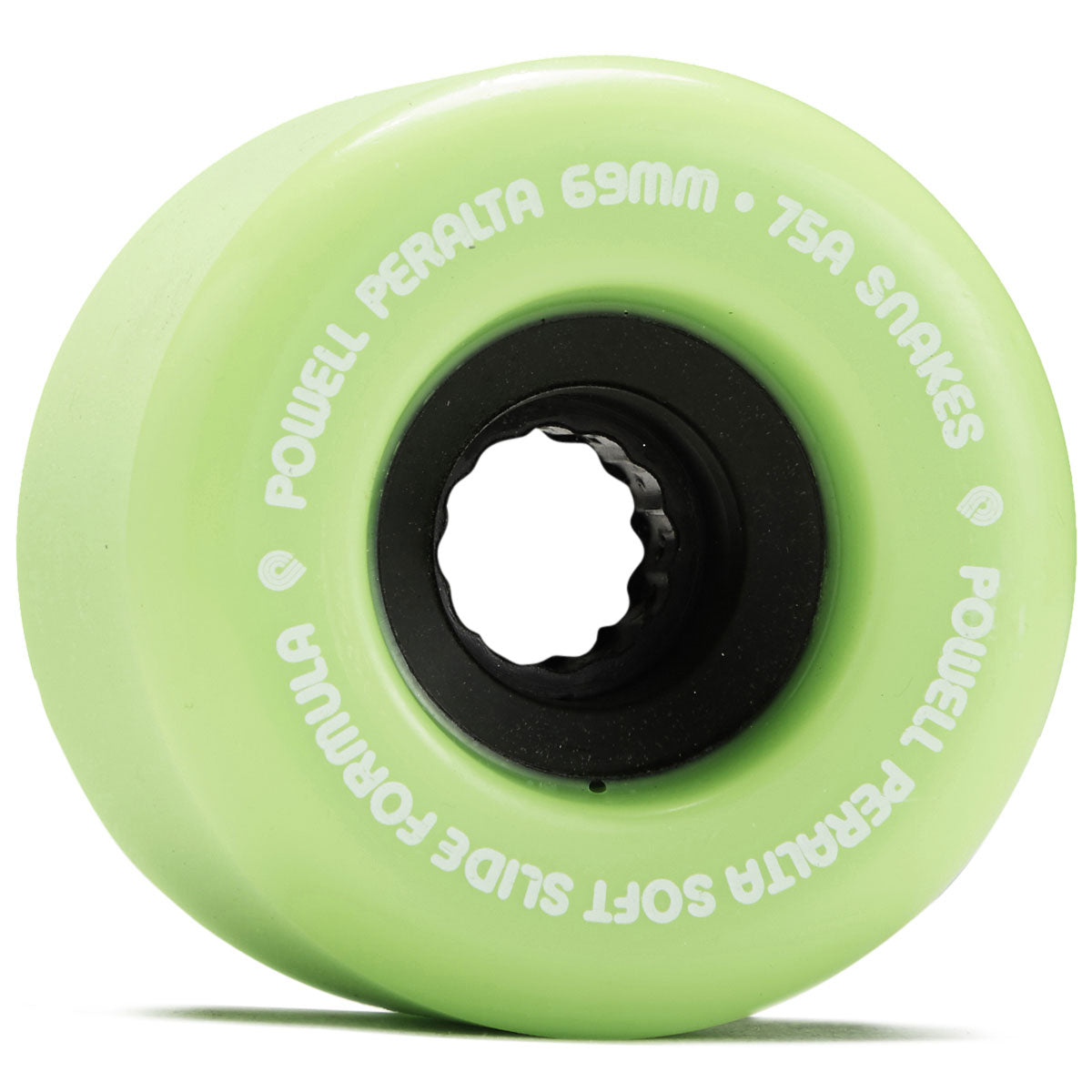 Powell Peralta Snakes 75A Longboard Wheels - Green - 69mm image 1