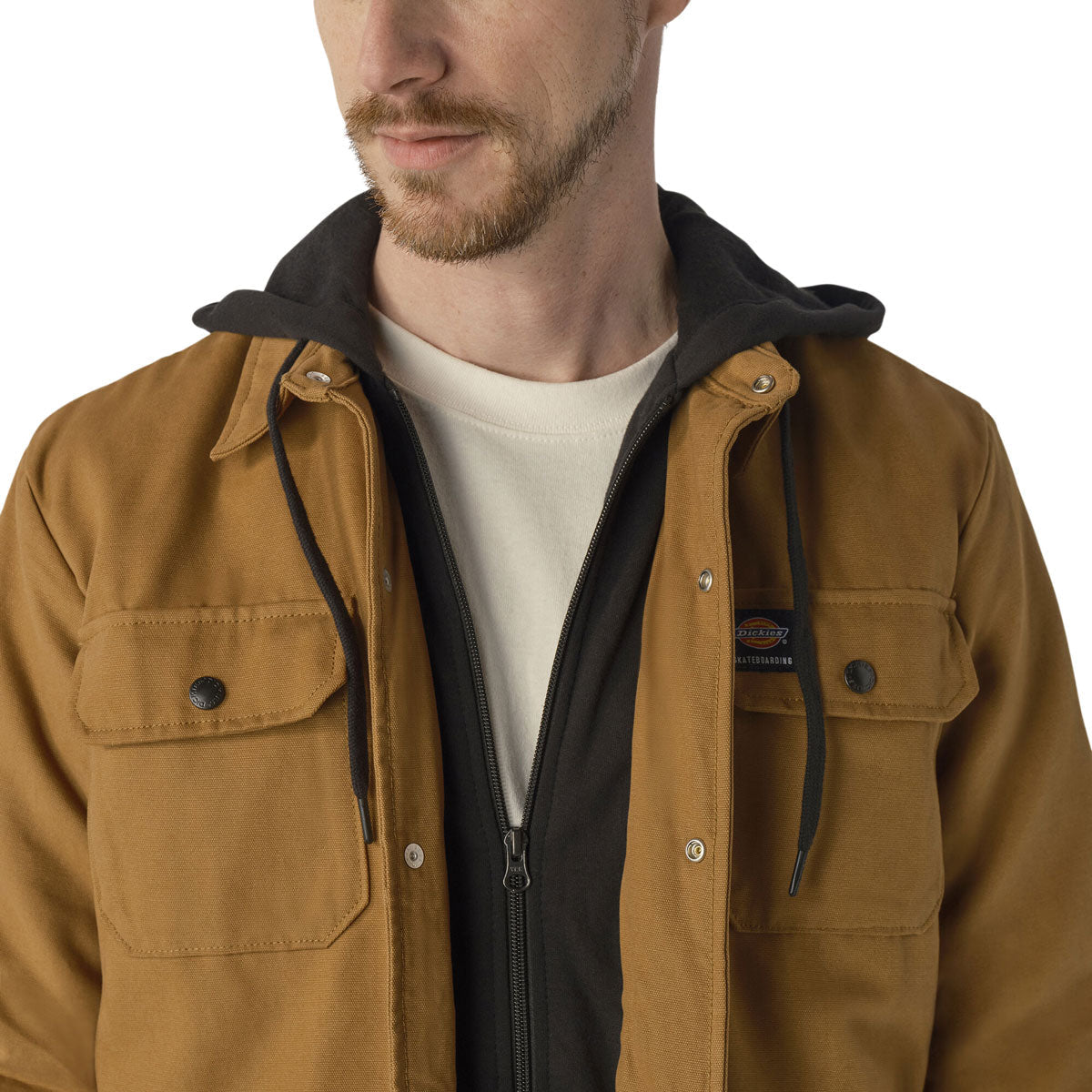 Dickies Duck Shacket Jacket - Brown Duck image 3