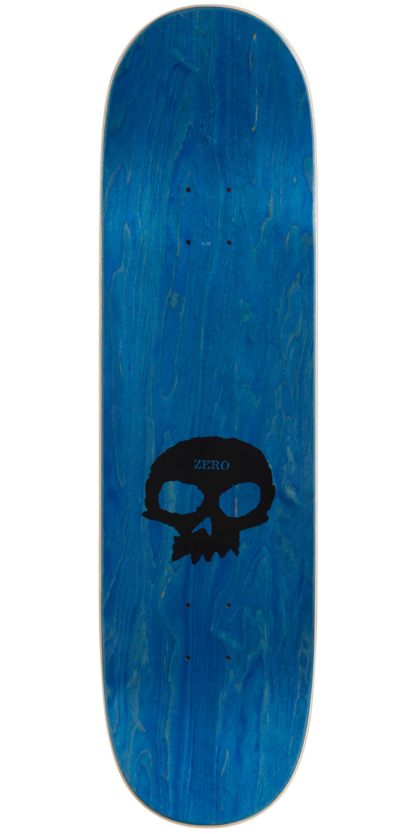 Zero Single Skull Skateboard Deck - 8.625