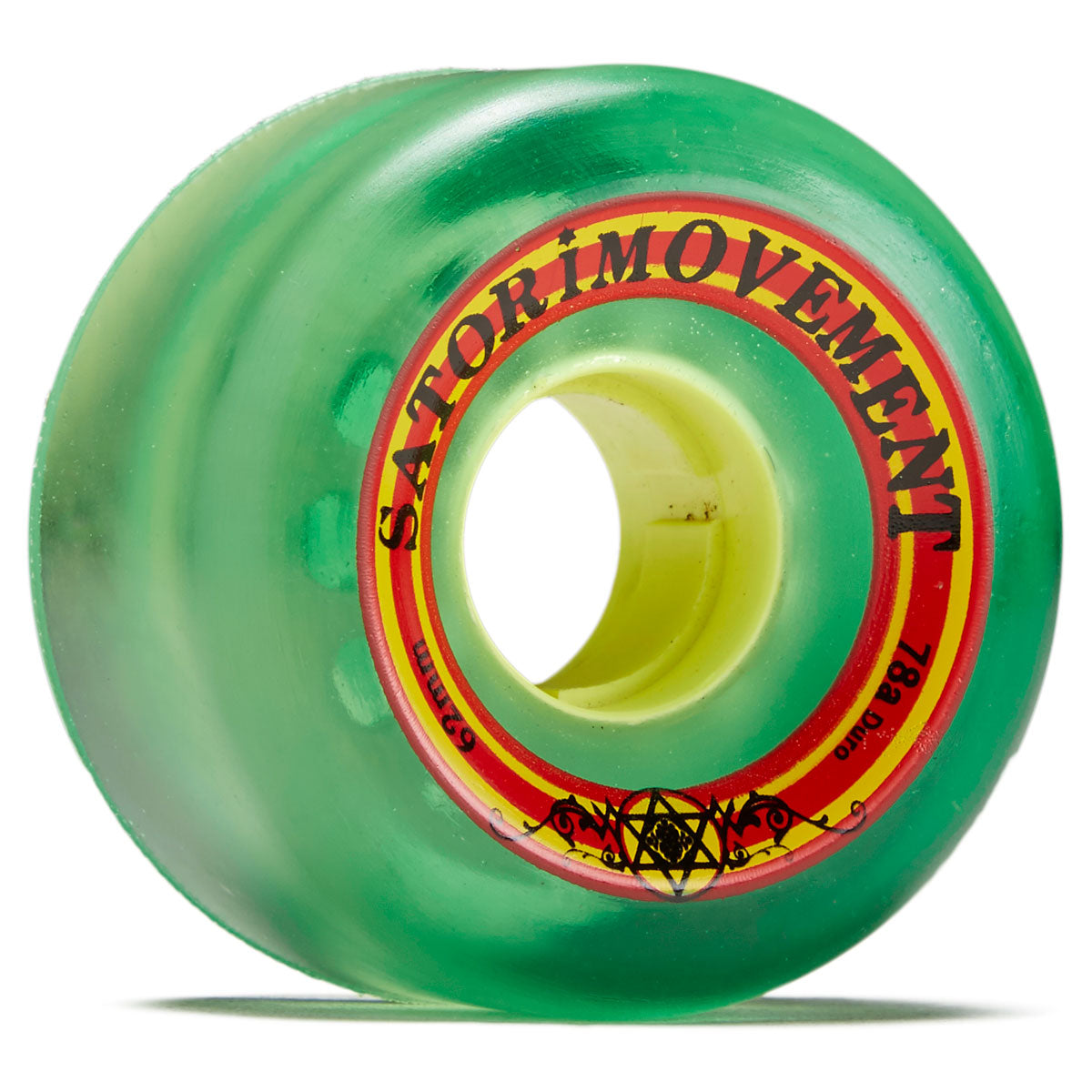 Satori Movement Rasta Cruisers 78a Skateboard Wheels - 62mm image 1