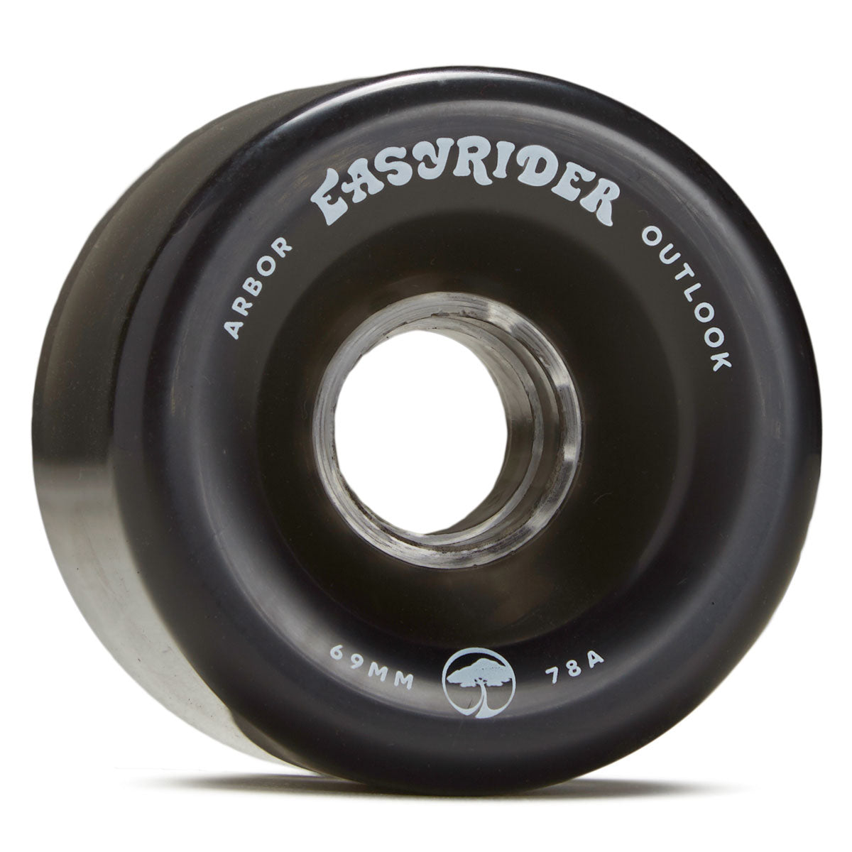 Arbor Outlook 78a Longboard Wheels - Ghost Black - 69mm image 1