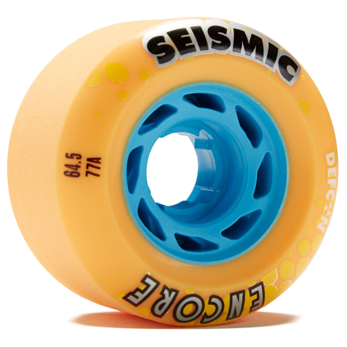 Seismic Encore 77a Longboard Wheels - Mango - 64.5mm image 1