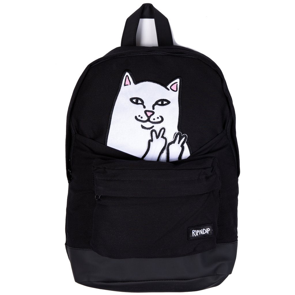 RIPNDIP Lord Nermal Velcro Hands Backpack - Black image 2