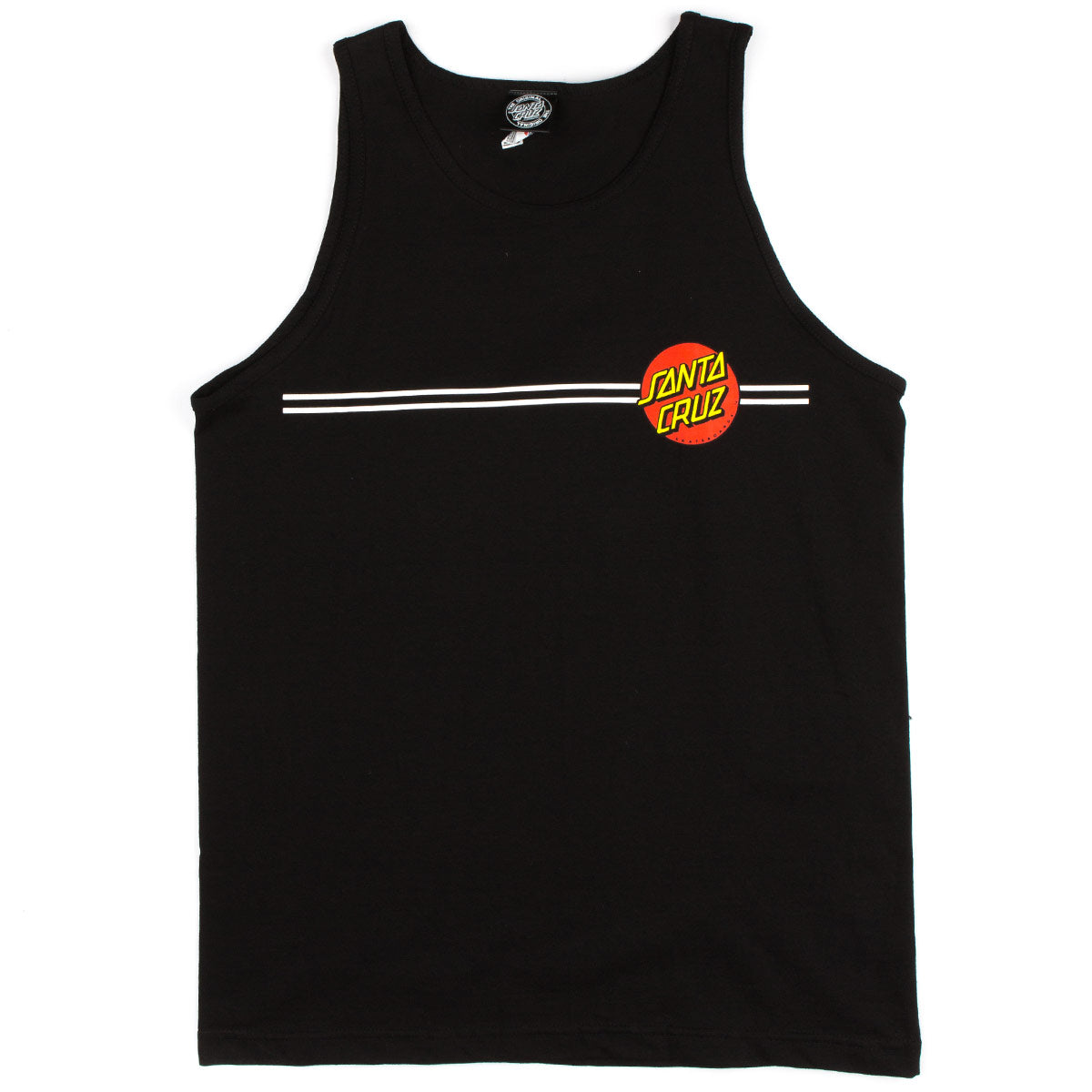 Santa Cruz Classic Dot Tank Top - Black image 1